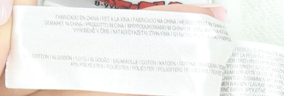 Garfield White Girls Sweatpants 8-9 Years Cotton Blend Joggers