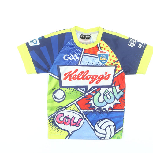 McKeever Boys Multicoloured Graphic GAA Cúl Camps Sports T-Shirt 4 Years