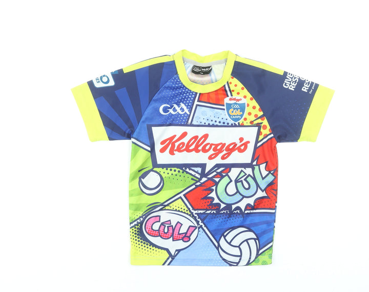 McKeever Boys Multicoloured Graphic GAA Cúl Camps Sports T-Shirt 4 Years