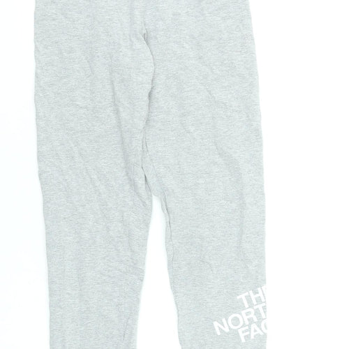 The North Face Womens Grey XS Leggings Cotton Blend Stretch Activewear
