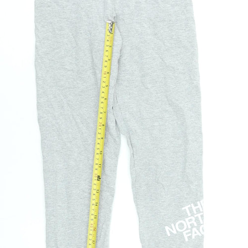 The North Face Womens Grey XS Leggings Cotton Blend Stretch Activewear