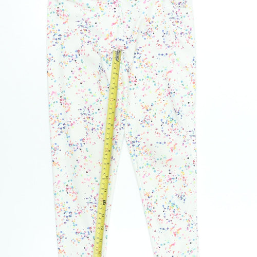 Leigh Tucker Willow Girls Multicoloured Leggings 7-8 Years Slim Fit Activewear