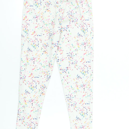 Leigh Tucker Willow Girls Multicoloured Leggings 7-8 Years Slim Fit Activewear