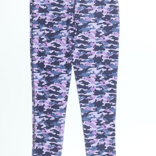 Dunnes Stores Girls Multicoloured Camouflage Activewear Leggings 7-8 Years
