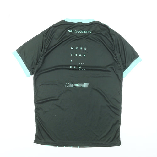 RVI Sports Mens Green Running 5K 2024 T-Shirt Size M Activewear Top