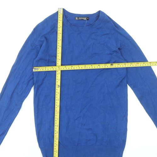Dunnes Stores Women’s Blue Crew Neck Viscose Knit Jumper Size S