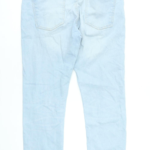 Pull&Bear Men’s Light Blue Slim Straight Denim Jeans Size 32