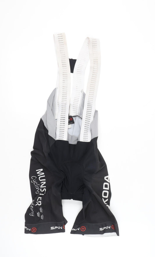 Spin 11 Mens Black M Biker Cycling Shorts Munster Academy