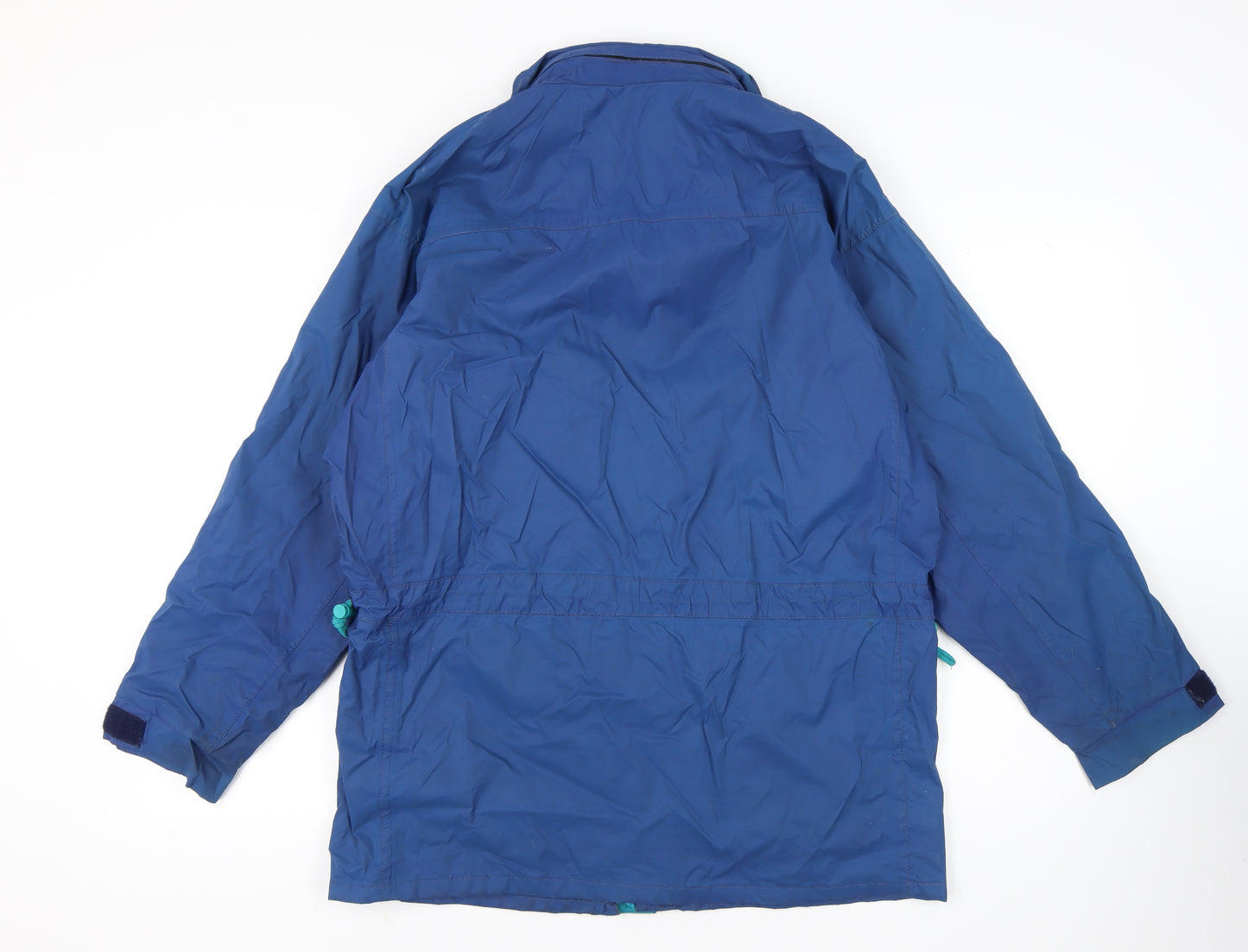 Keela Men’s Blue M Parka Jacket Water Resistant Hooded Outdoor Coat