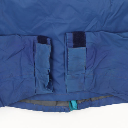 Keela Men’s Blue M Parka Jacket Water Resistant Hooded Outdoor Coat