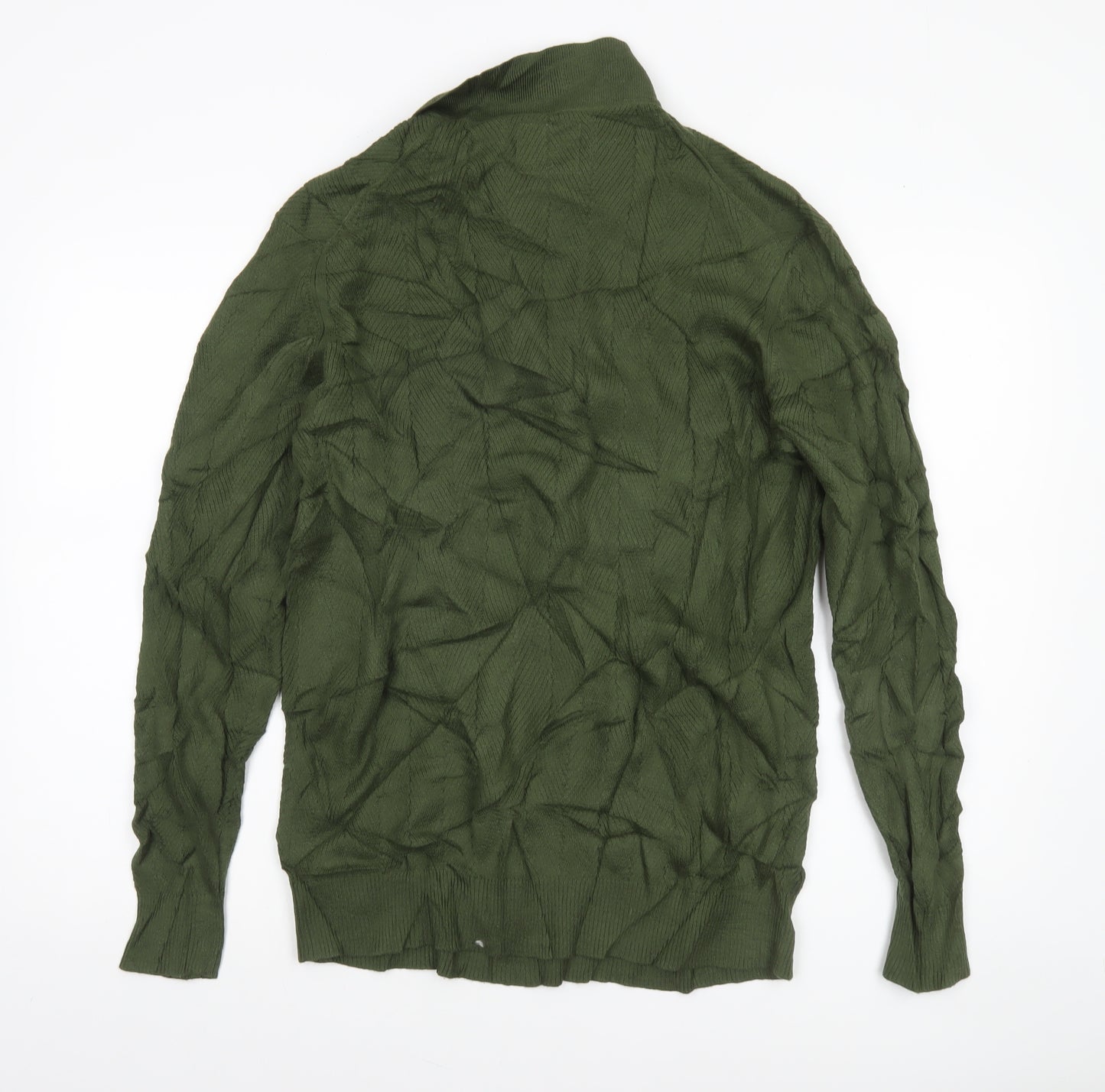 Lambretta Men's Green Collared Half Zip Cotton Jumper M Classic Mod Style