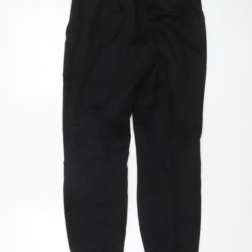 H&M Women's Black Slim Fit Trousers Size 8 Cotton Blend