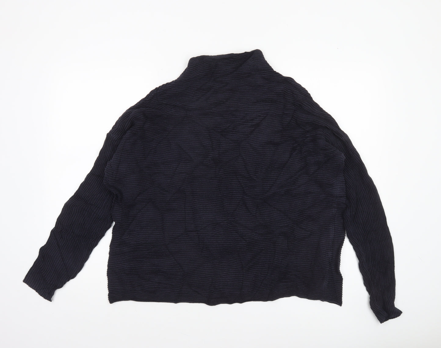 French Connection Women’s Black High Neck Knit Jumper Size L