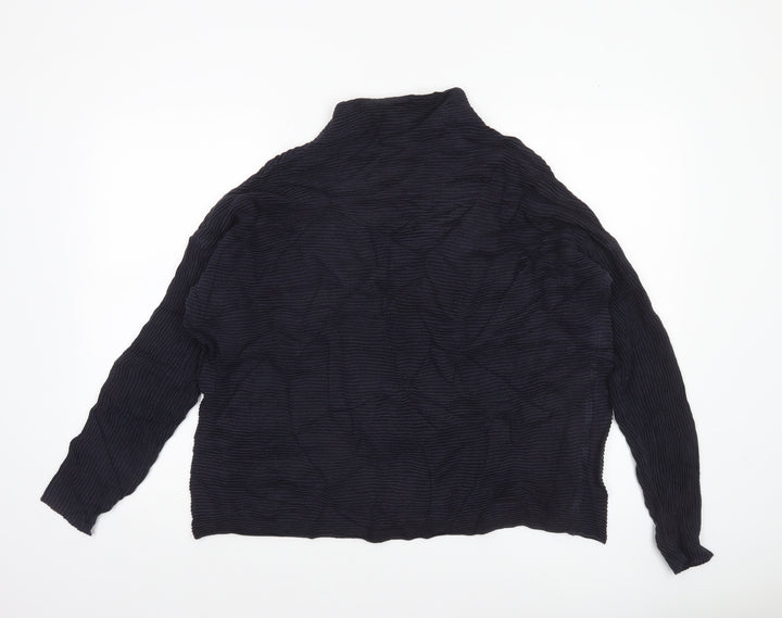 French Connection Women’s Black High Neck Knit Jumper Size L