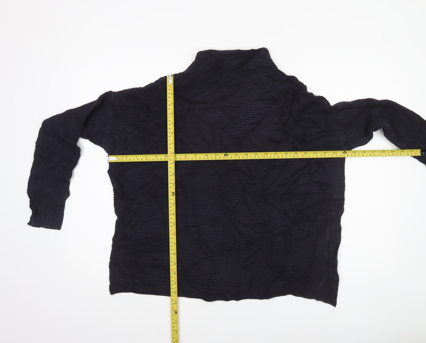 French Connection Women’s Black High Neck Knit Jumper Size L