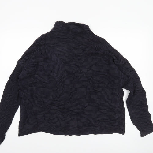 French Connection Women’s Black High Neck Knit Jumper Size L