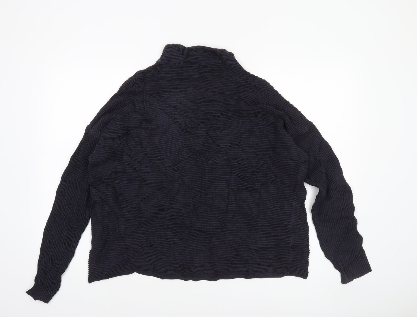 French Connection Women’s Black High Neck Knit Jumper Size L