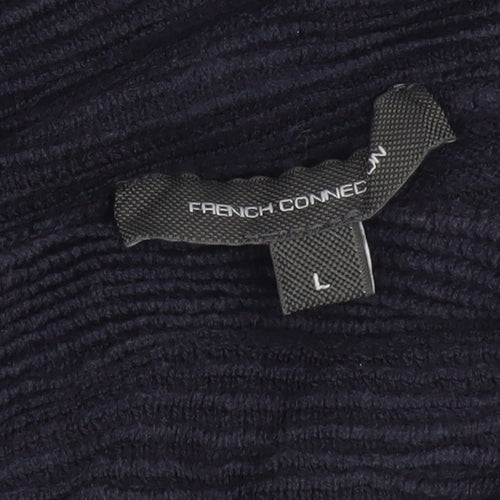 French Connection Women’s Black High Neck Knit Jumper Size L