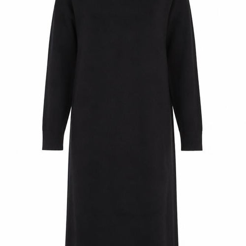 Zara Women's Black Knit Midi Sweater Dress Size S