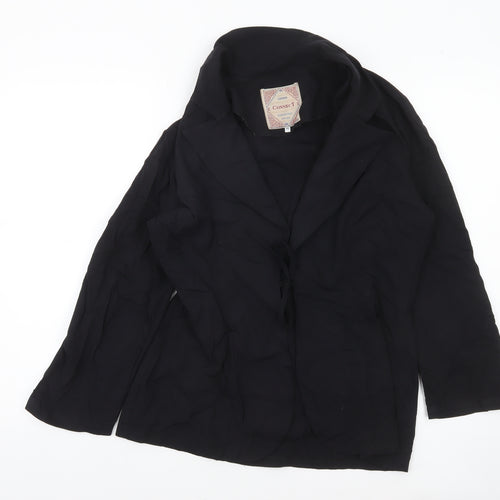 Lindex Women's Black Size 14 Single-Breasted Blazer Jacket