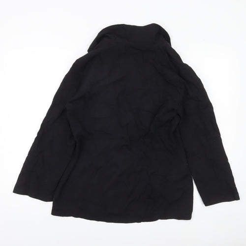 Lindex Women's Black Size 14 Single-Breasted Blazer Jacket