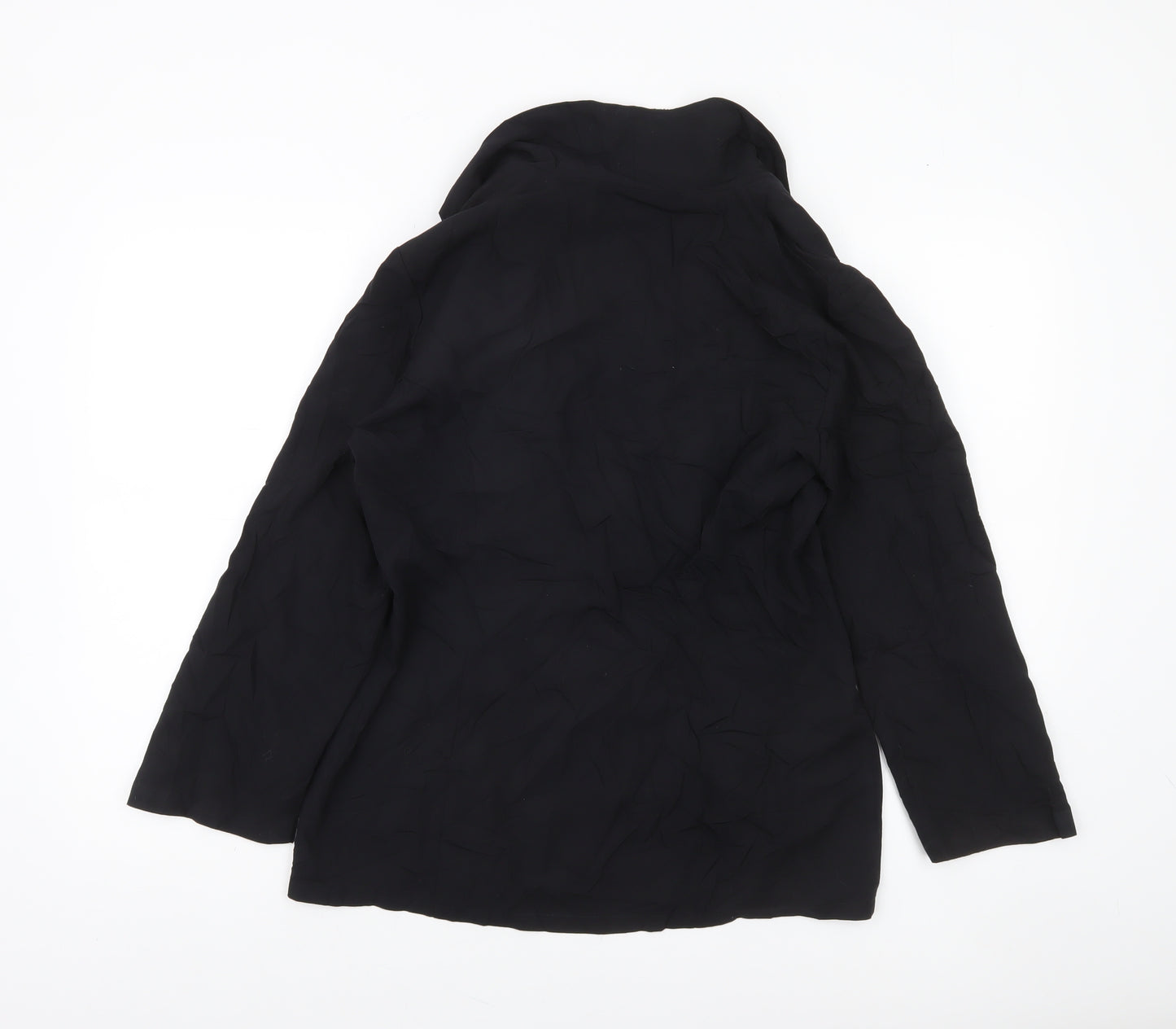 Lindex Women's Black Size 14 Single-Breasted Blazer Jacket