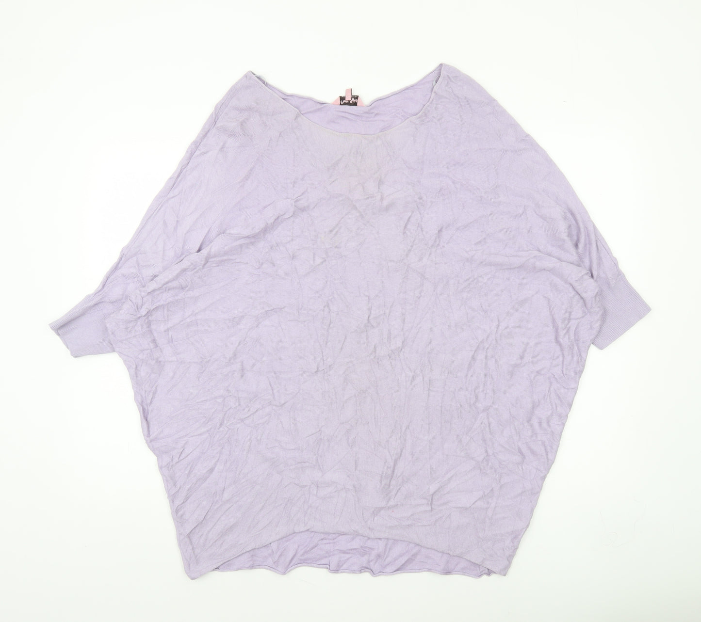 Phase Eight Women’s Purple Knit Relaxed Fit Jumper Medium