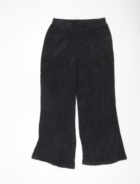 Marks and Spencer Women’s Black Fleece Lounge Pants Size S Winter Trousers