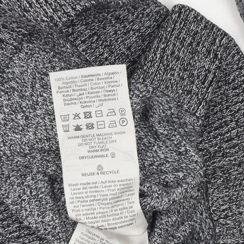 Jack & Jones Men’s Grey Cotton Crew Neck Pullover Jumper Size M