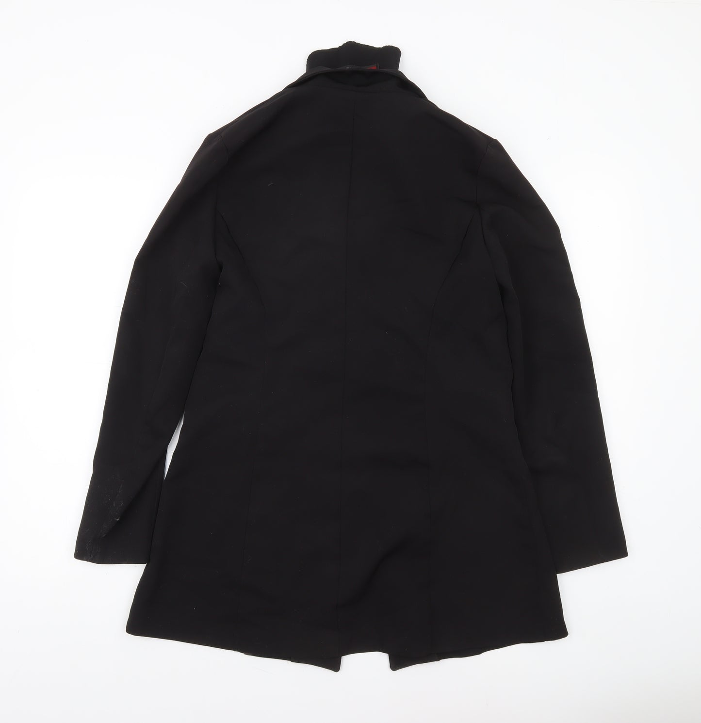 New Style Women's Black Size 12 Long Blazer Jacket
