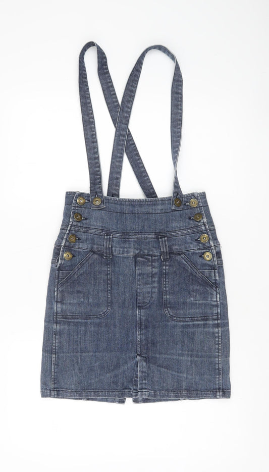 Denim Co Women’s Blue Denim A-Line Short Skirt Size 10