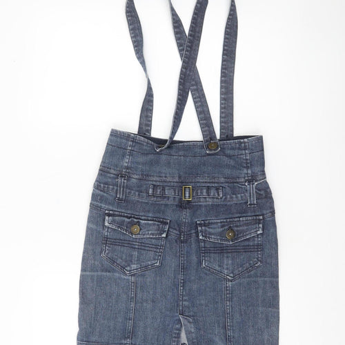 Denim Co Women’s Blue Denim A-Line Short Skirt Size 10