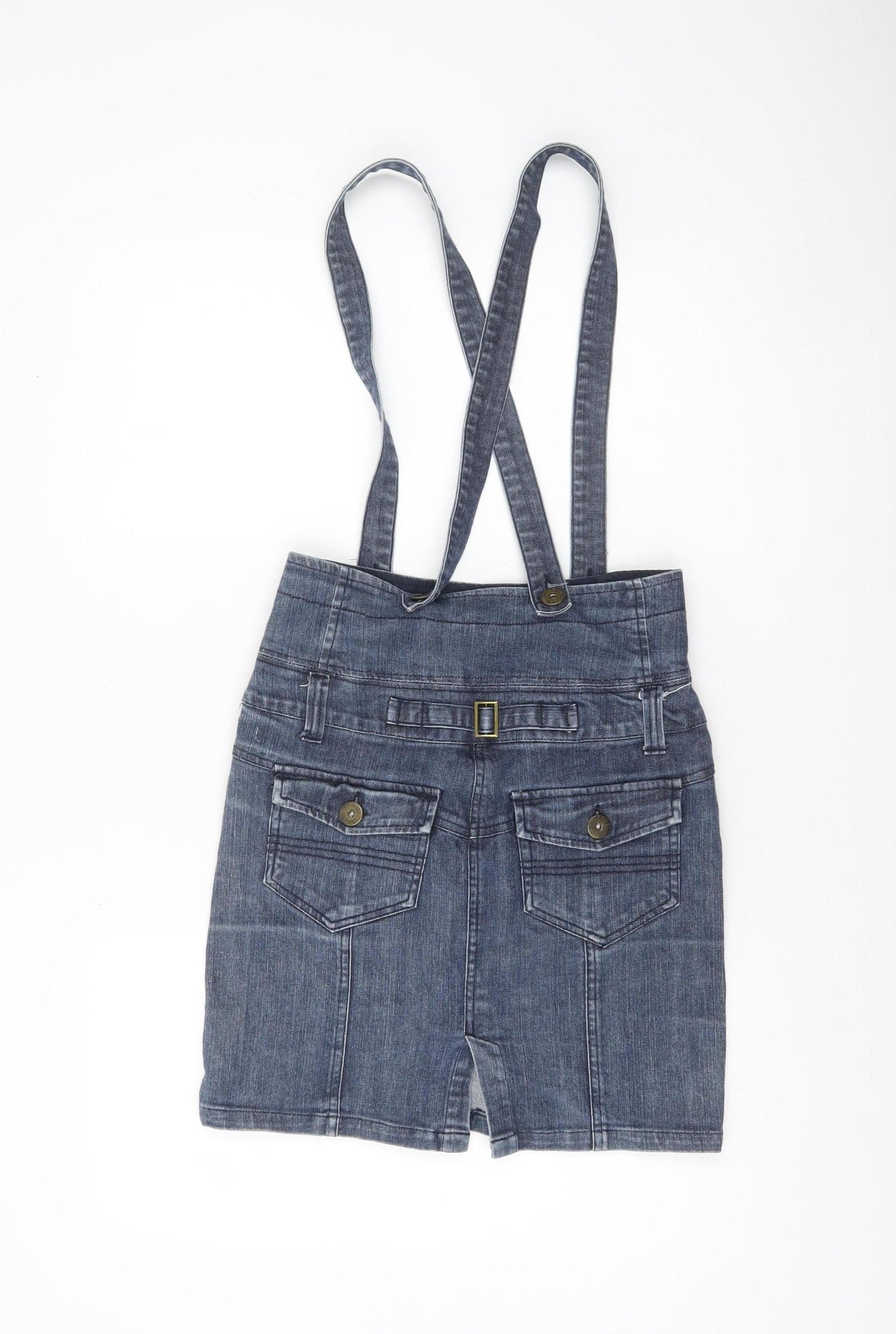 Denim Co Women’s Blue Denim A-Line Short Skirt Size 10