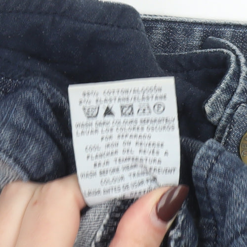 Denim Co Women’s Blue Denim A-Line Short Skirt Size 10