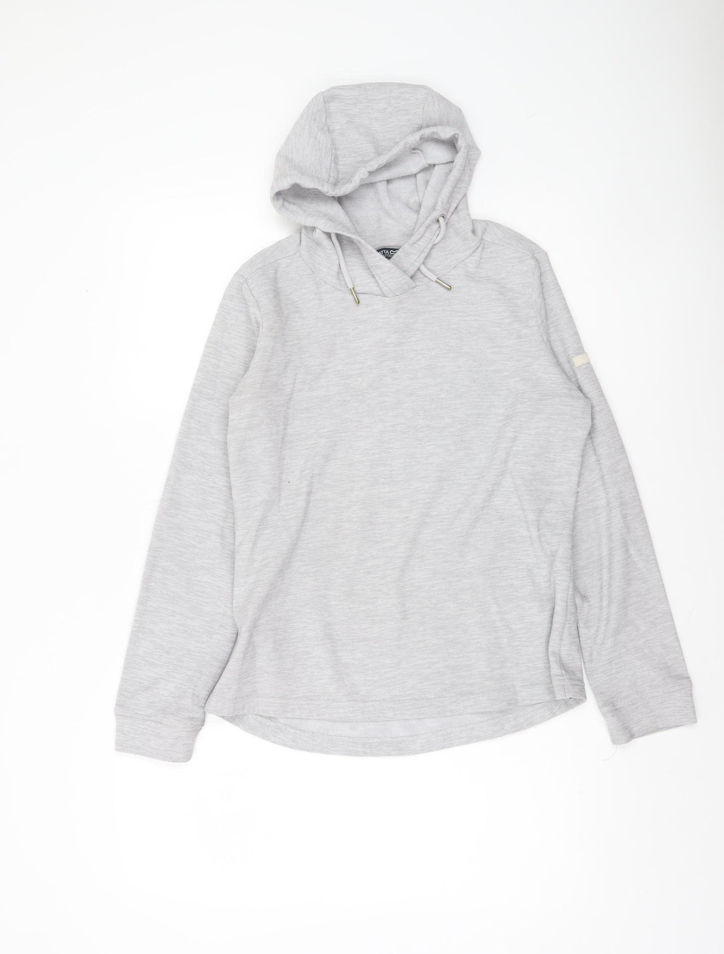 Regatta Women’s Grey Pullover Hoodie UK 10 Polyester Casual