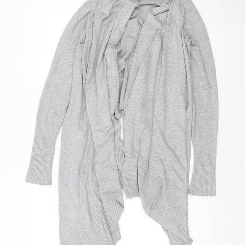 Ted Baker Women's Grey Long Sleeve Open Knit Cardigan Size 8