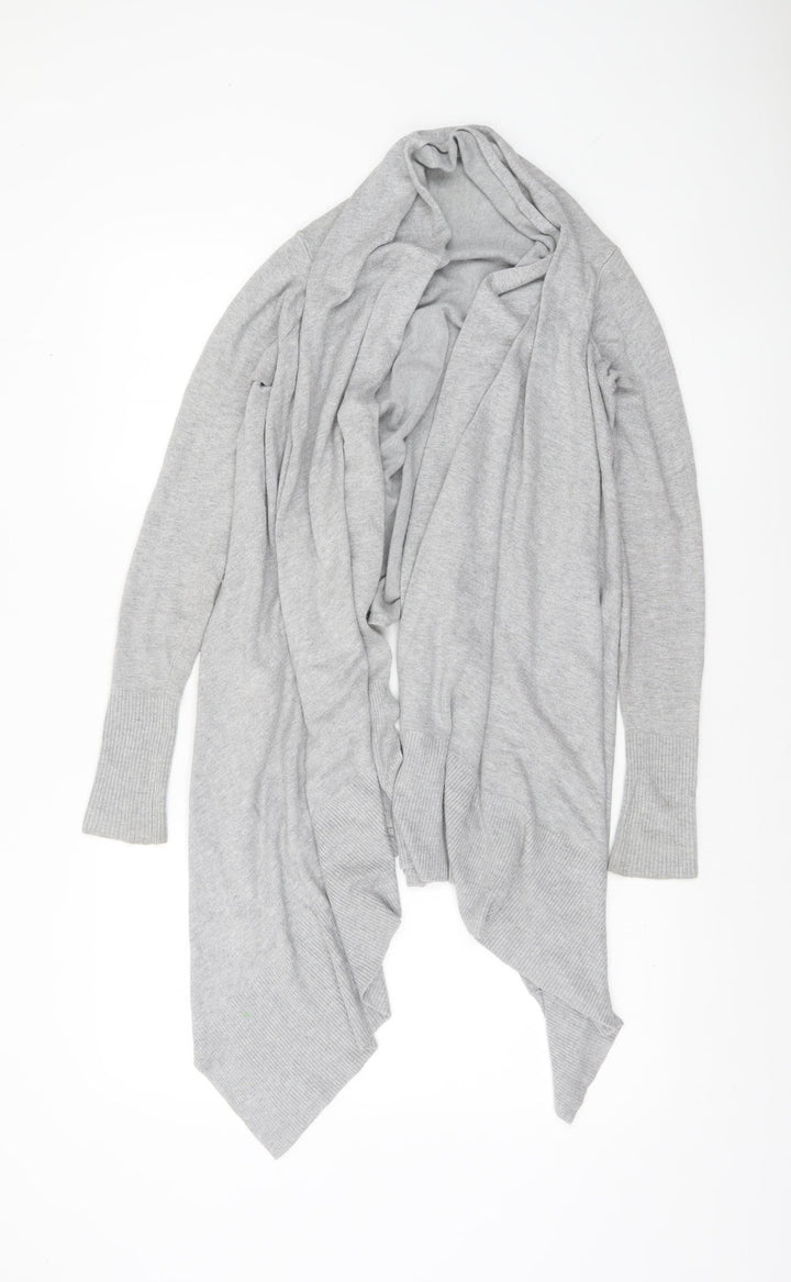 Ted Baker Women's Grey Long Sleeve Open Knit Cardigan Size 8