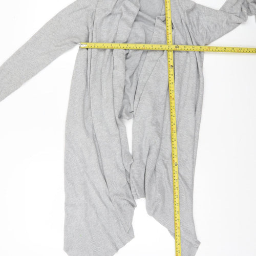 Ted Baker Women's Grey Long Sleeve Open Knit Cardigan Size 8