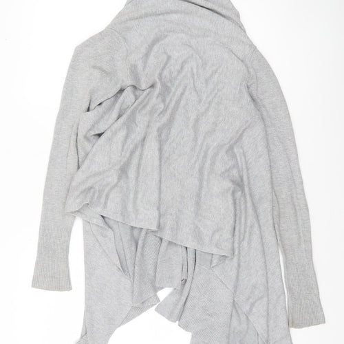 Ted Baker Women's Grey Long Sleeve Open Knit Cardigan Size 8