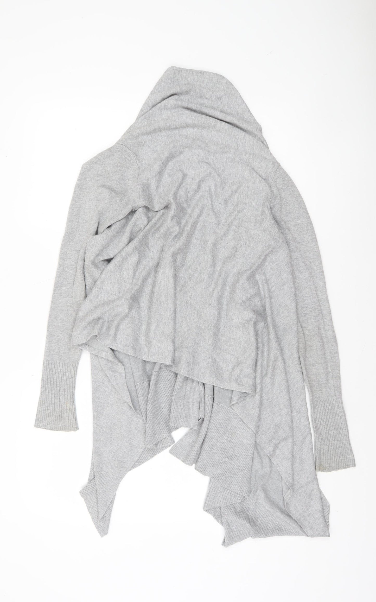 Ted Baker Women's Grey Long Sleeve Open Knit Cardigan Size 8