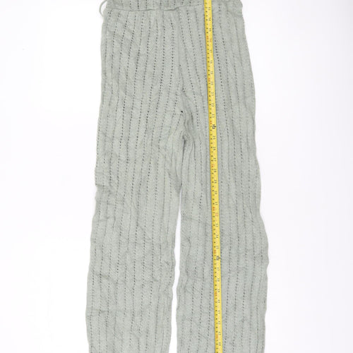 PrettyLittleThing Women’s Sage Green Knit Halterneck Jumpsuit Size M UK 12