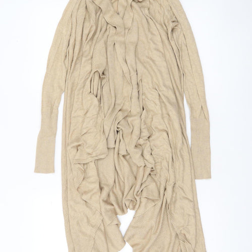 Ted Baker Women’s Beige Long Sleeve Knit Open Cardigan XS