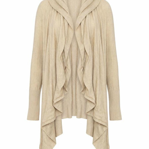 Ted Baker Women’s Beige Long Sleeve Knit Open Cardigan XS