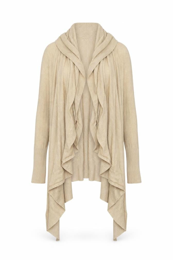 Ted Baker Women’s Beige Long Sleeve Knit Open Cardigan XS