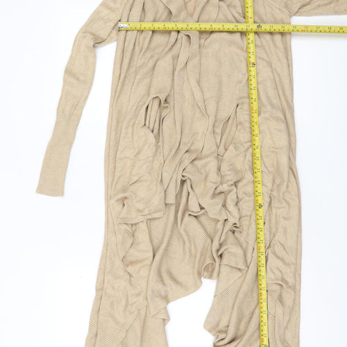 Ted Baker Women’s Beige Long Sleeve Knit Open Cardigan XS