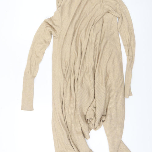 Ted Baker Women’s Beige Long Sleeve Knit Open Cardigan XS