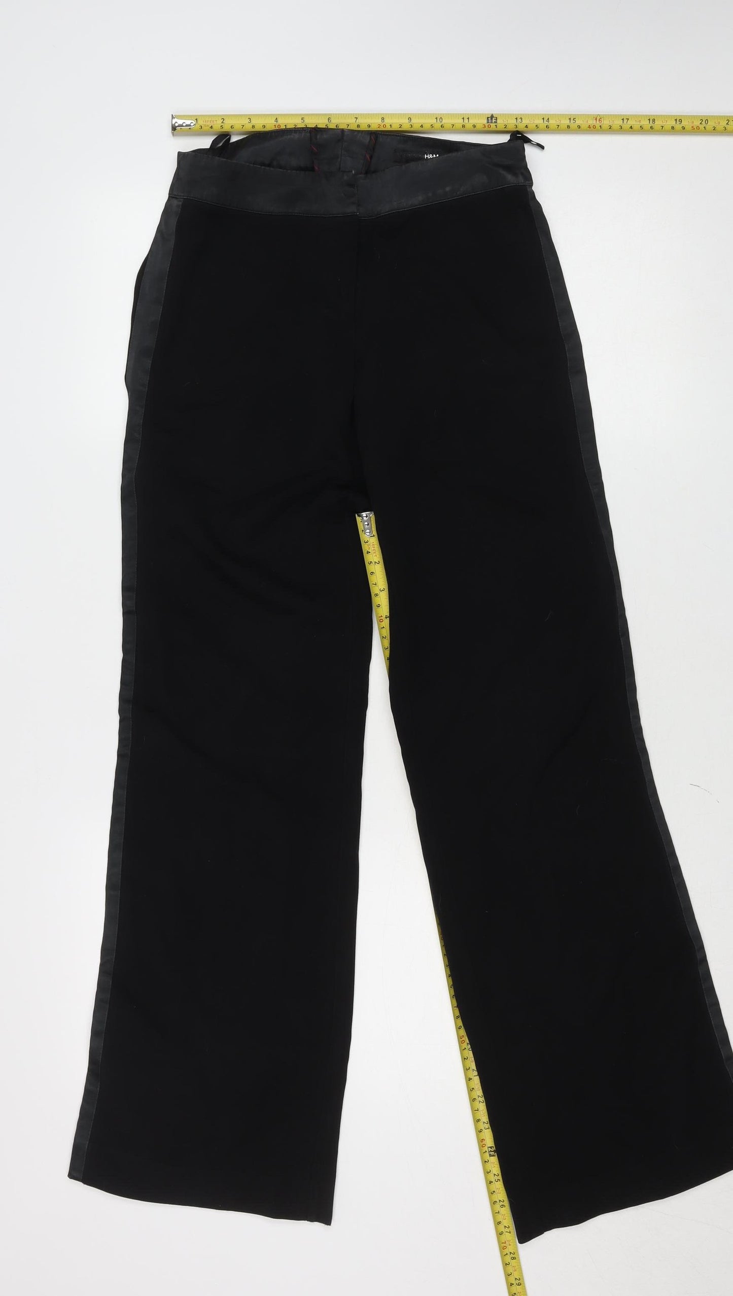 H&M Women’s Black Dress Pants Size 10 Regular Twill Straight Trousers