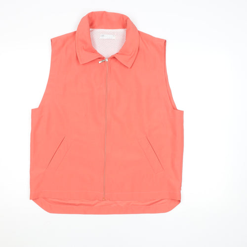 Lady Augusta Women’s Pink Lightweight Microfibre Zip Waistcoat S