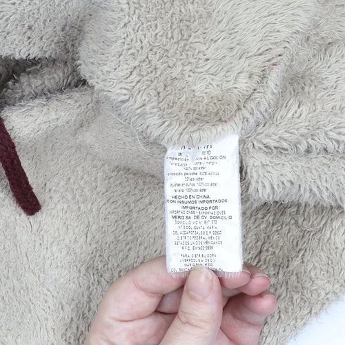 That's It! Women’s Red Hooded Parka Jacket L Faux Fur Winter Coat