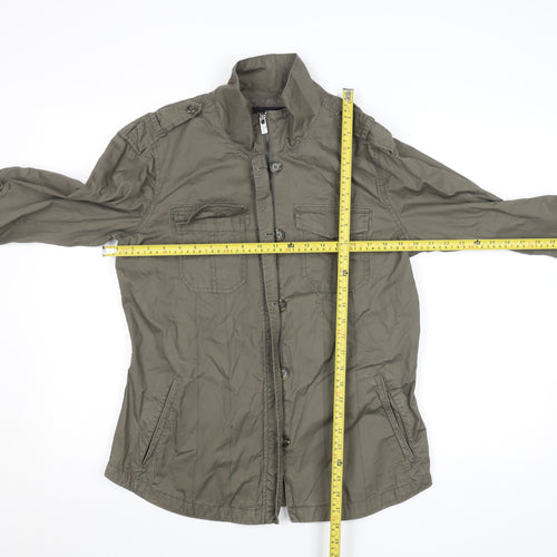 Buffalo David Bitton Women's Green Military Jacket M